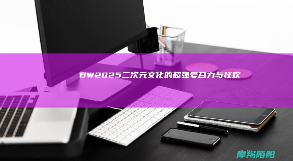 《BW2025：二次元文化的超强号召力与狂欢盛宴》