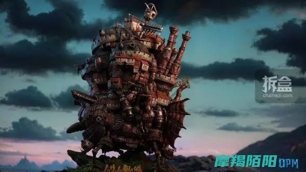 OPM|GK手办场景|宫崎骏桌面场景系列009哈尔的移动城堡
